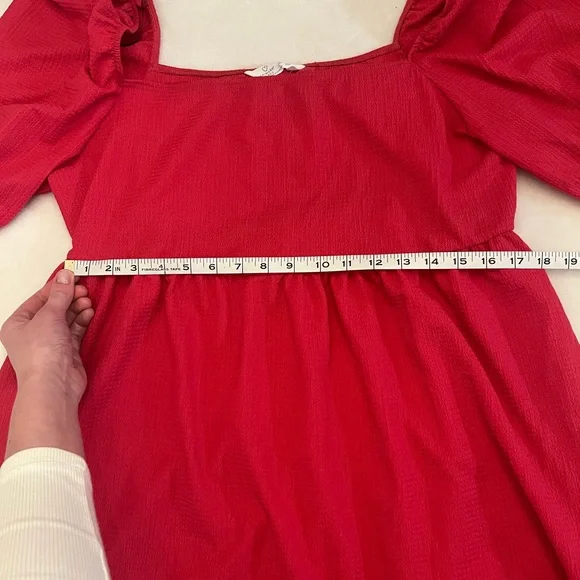 Primark | Elegant Puff Sleeve Dress - Picture 6 of 7